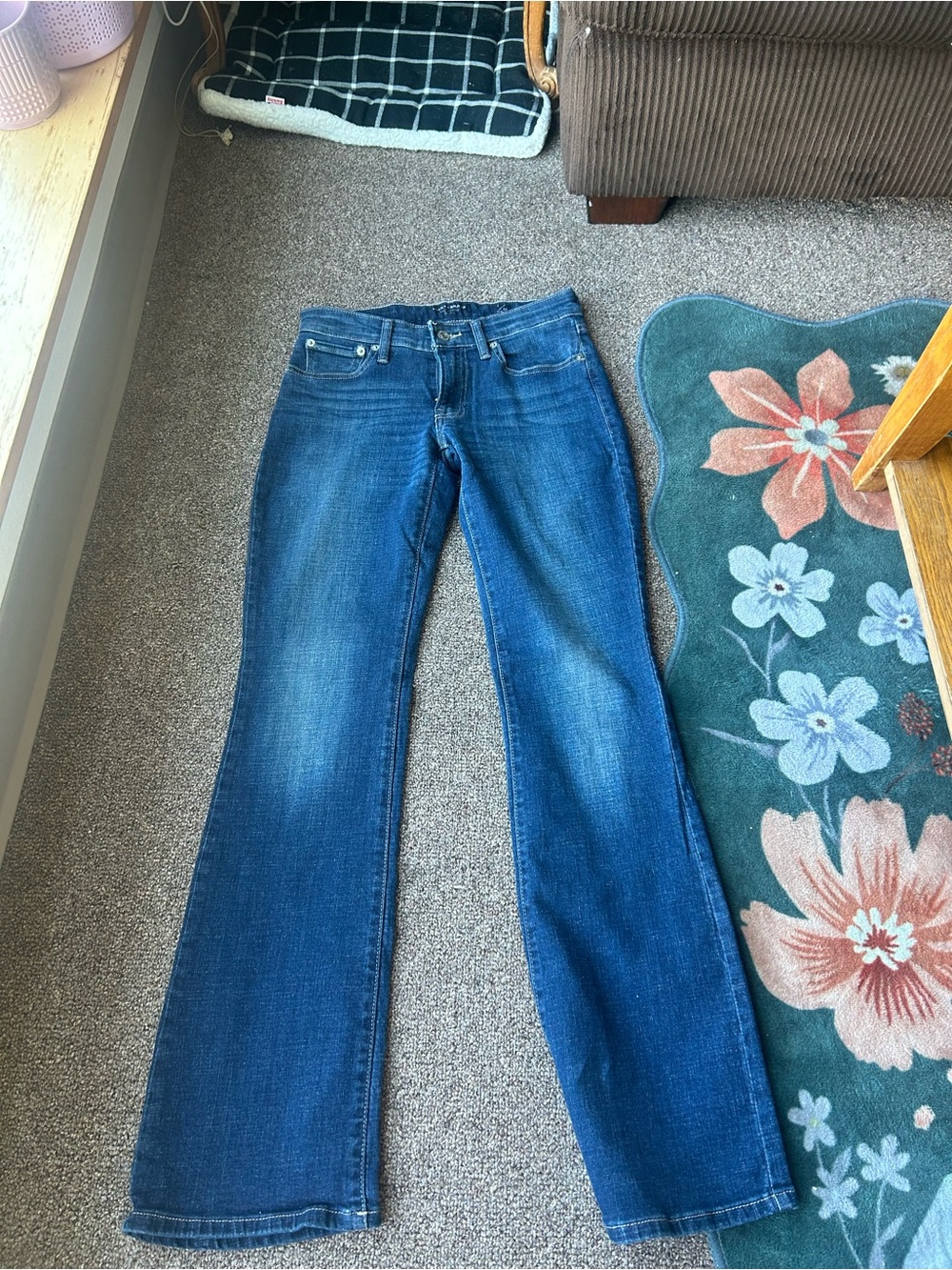 Lucky Brand Sweet Boot Women's Dark Blue Low Rise Flare Jeans